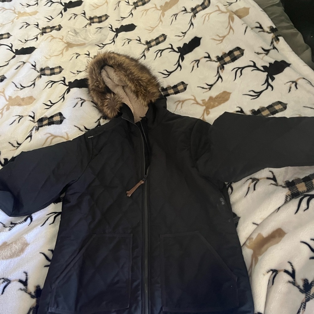 Down, black Eddie Bauer Kids, gently worn